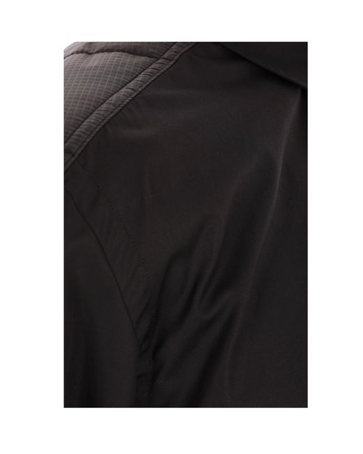 Junya Watanabe Black Long Sleeved Buttoned Shirt for men