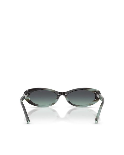 Tiffany & Co White Full Frame Sunglasses