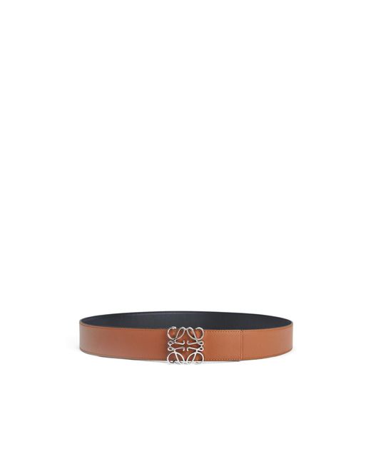 Loewe White Reversible Anagram Buckle Belt for men