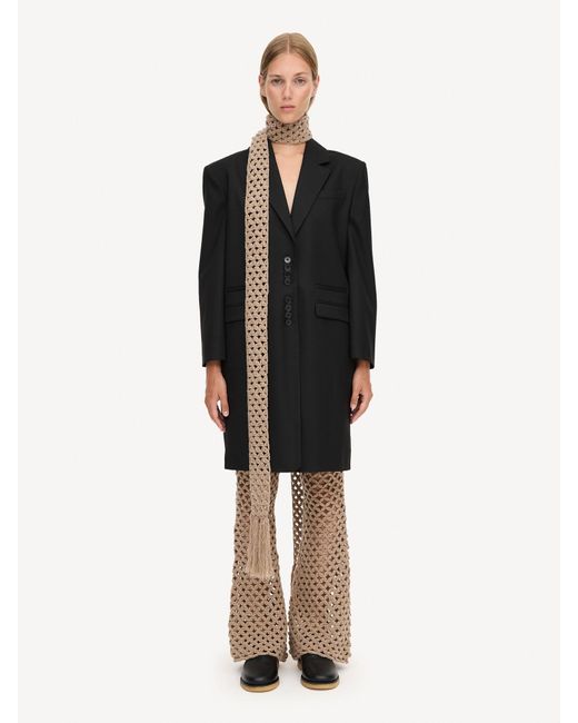 By Malene Birger Black Single-Breasted Blazer