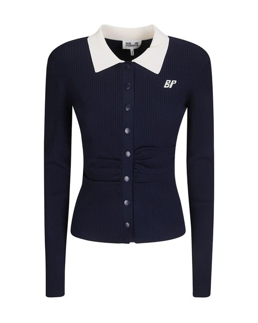 Baum und Pferdgarten Blue Cianna Collared Knitted Top