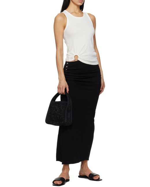 Alexander Wang Black Ryan Drawstring Small Shoulder Bag