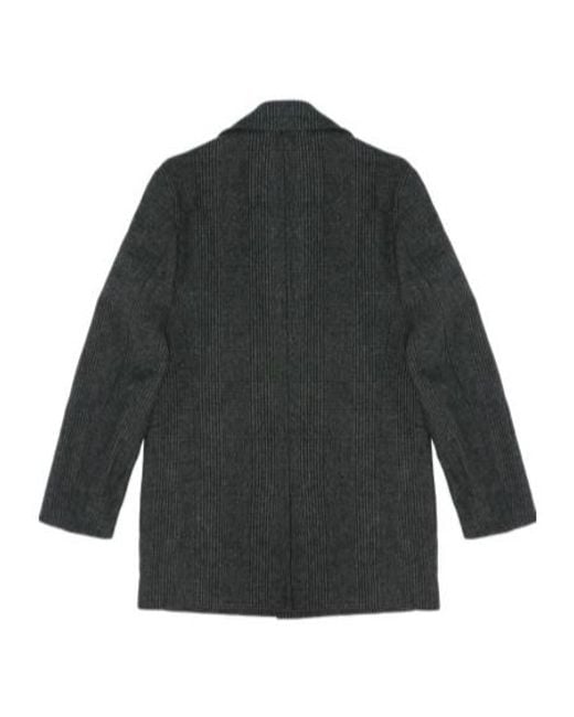 Boss Gray Long-Sleeved Coat for men