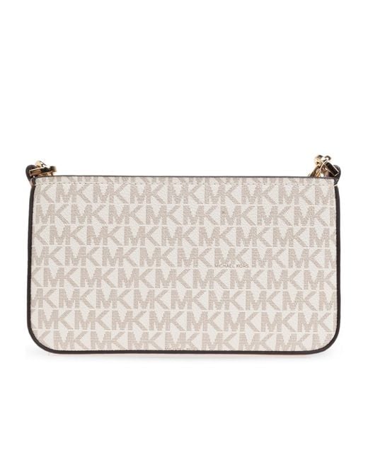 MICHAEL Michael Kors Natural Logo Chain Shoulder Bag