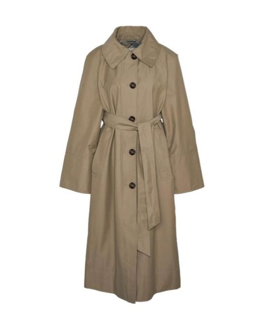 Barbour Natural Beatrix Showerproof Trench Coat