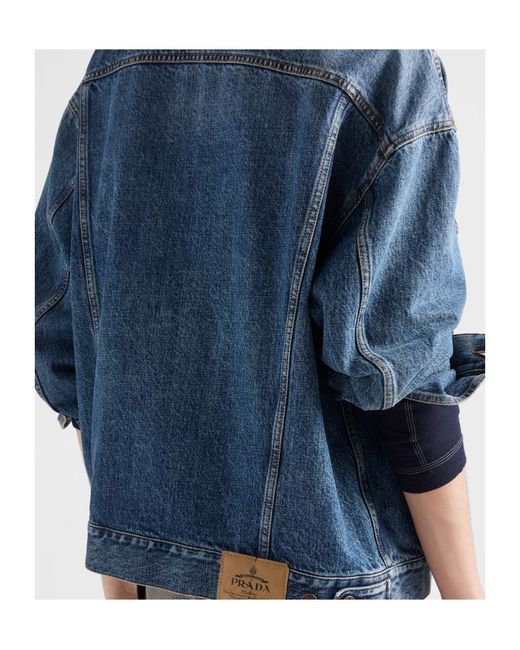 Prada Blue Denim Jacket for men