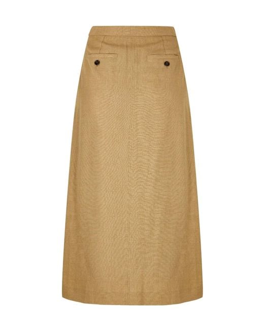 Gucci Natural Simple And Comfortable Midi Skirt