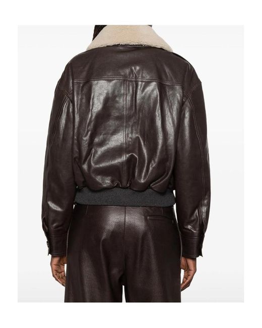 Brunello Cucinelli Black Long-Sleeved Casual Jacket