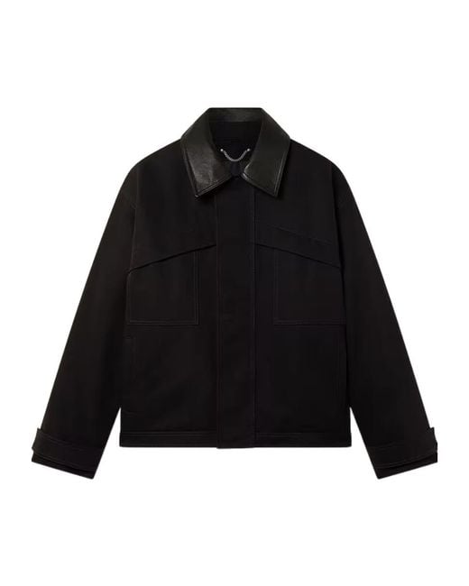 Golden Goose Deluxe Brand Black Longf Sleeved Bomber Jacket for men
