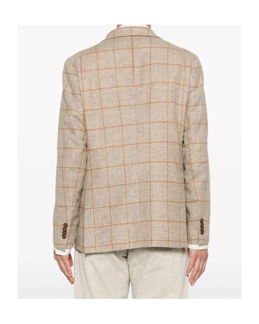 Tagliatore Natural Single-Breasted Suit Jacket for men