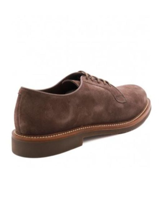 Brunello Cucinelli Brown Lace-Up Flat Shoes for men