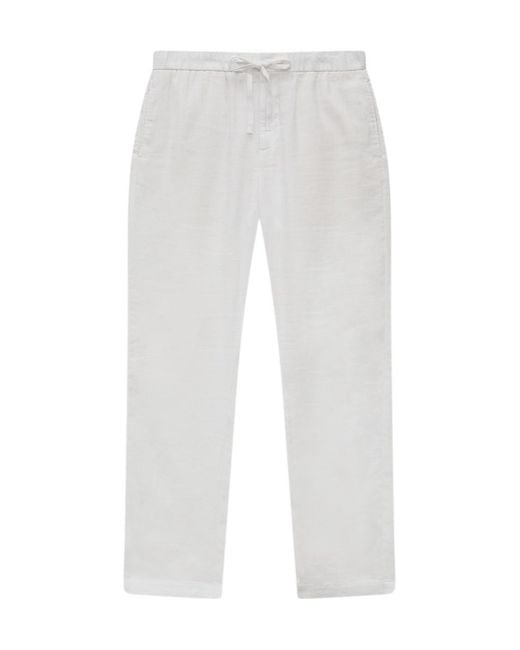 Frescobol Carioca White Oscar Trousers for men