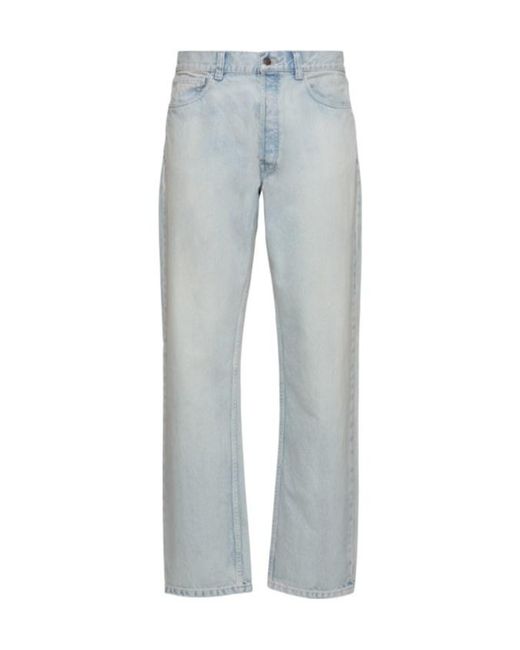 The Row Blue Belt-Loop Jeans for men