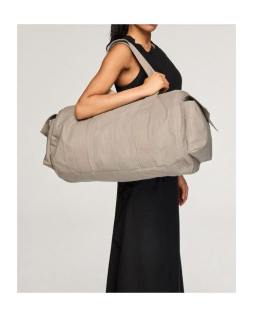 Y-3 Gray Duffle Bag