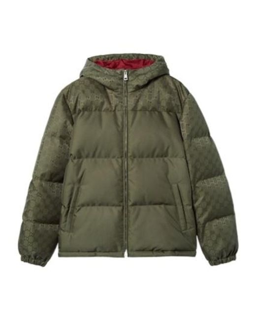 Gucci Green Padded Army Down Jacket for men