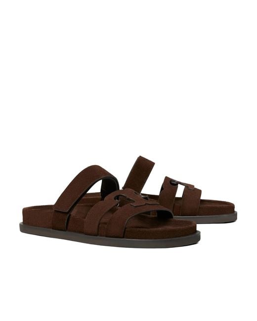Tory Burch Brown Ines Sport Sandals