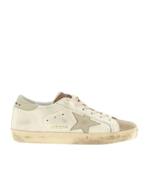 Golden Goose Deluxe Brand Natural Superstar Low-Top Sneakers