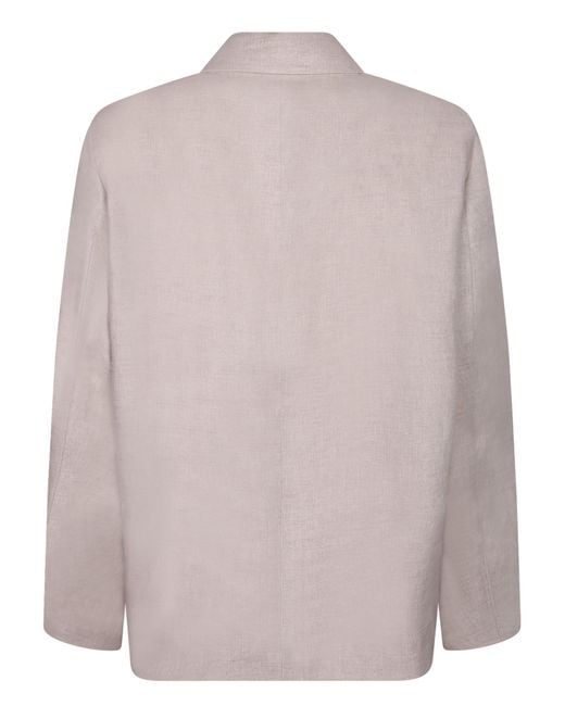 Lardini Pink Long Sleeve Buttoned Shirt for men