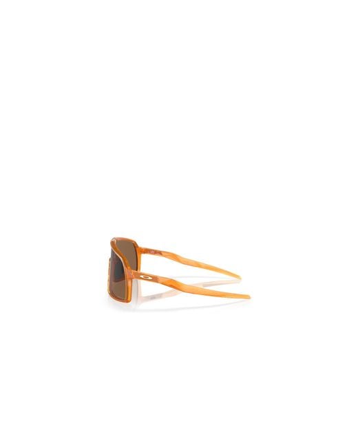 Oakley Brown Geometric Frame Sunglasses for men