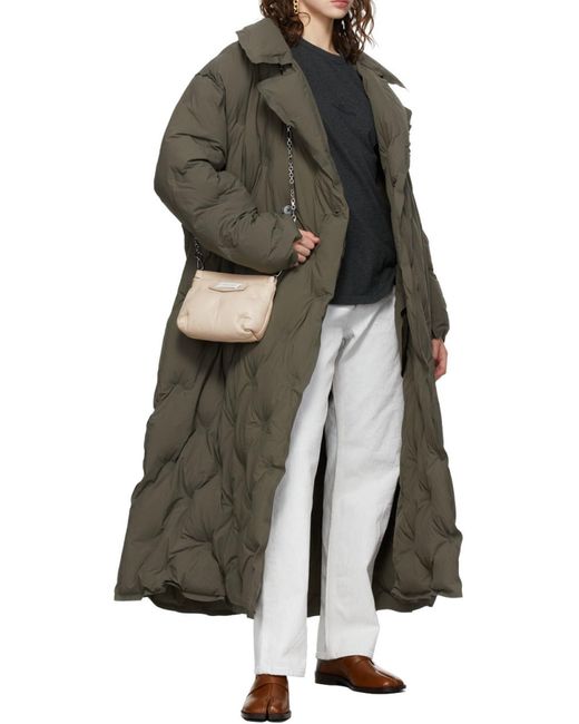 Maison Margiela Natural Glam Slam Carpet Quilted Mini Crossbody Bag