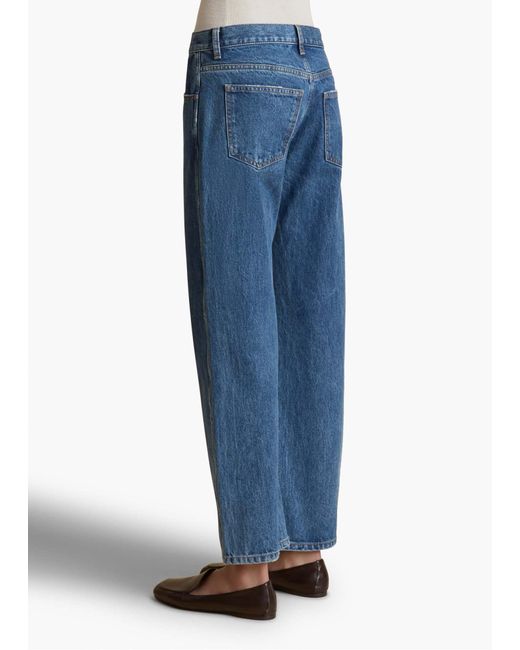 Khaite Blue Kerrie Straight-Leg Jeans