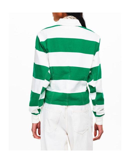 Polo Ralph Lauren Green Polo Rugby Shirt Ld61