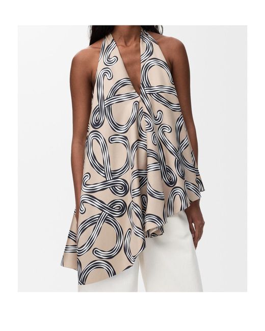 Loewe White Asymmetrical Top