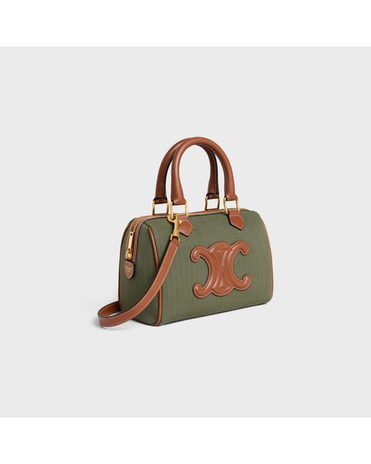 Céline Green Small Boston Cuir Triomphe