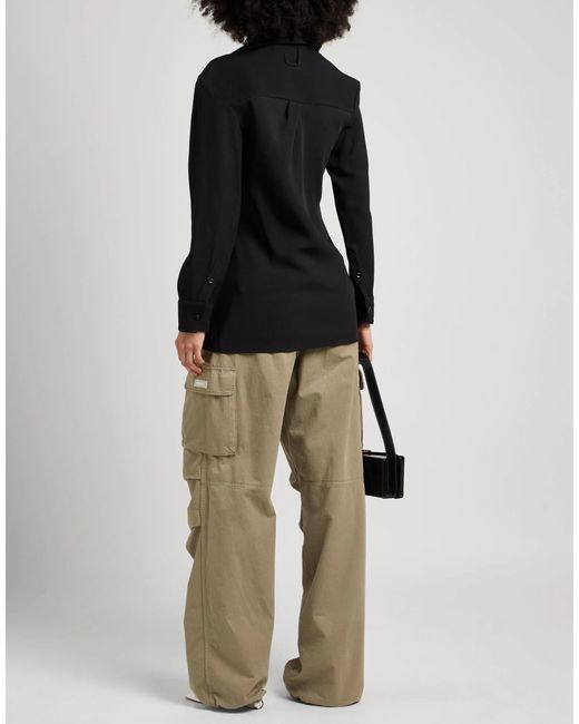 Tory Burch Black Solid Long-Sleeve Blouse