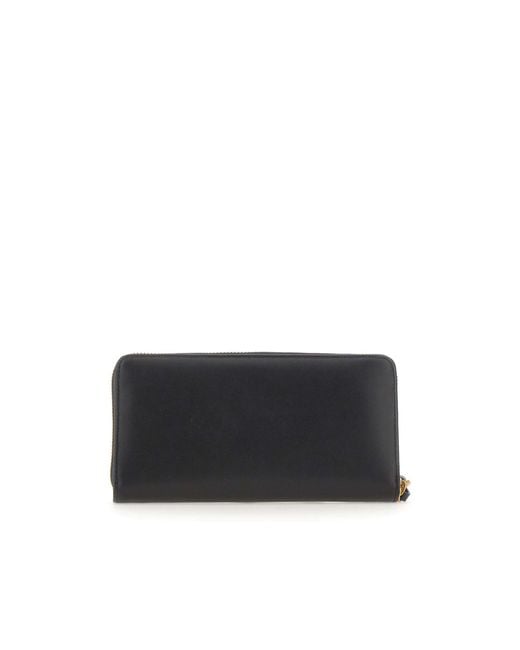 Gianni Chiarini Black Zippered Long Wallet
