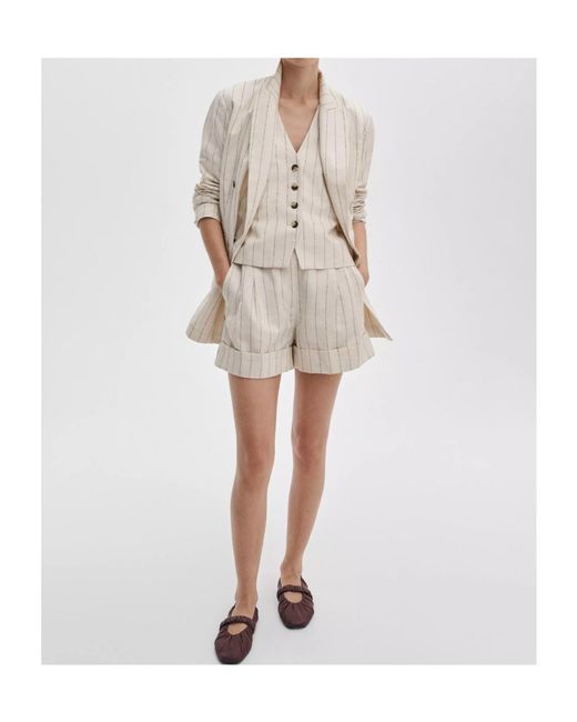 Rag & Bone White Emile Striped Blazer