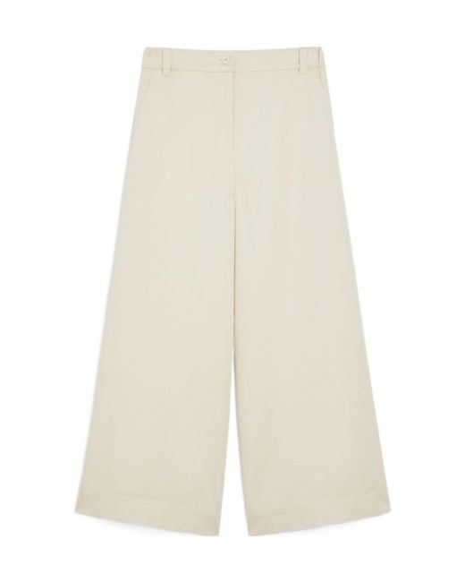Weekend by Maxmara White Disco Wide Leg Trousers