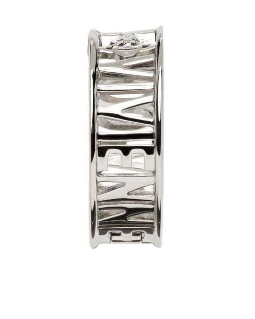 Vivienne Westwood Metallic Ring Earrings for men