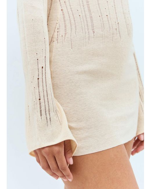 AYA MUSE White Long Sleeve Dress