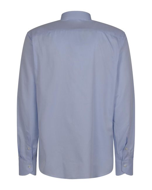 Canali Blue Regular Fit Shirt for men