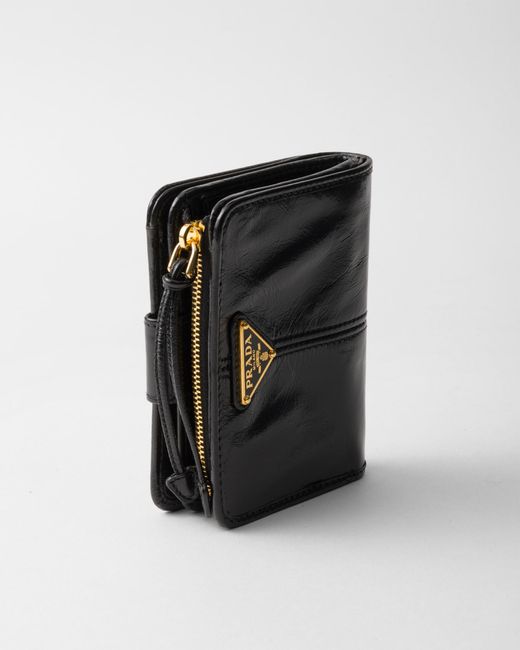 Prada Black Small Leather Wallet