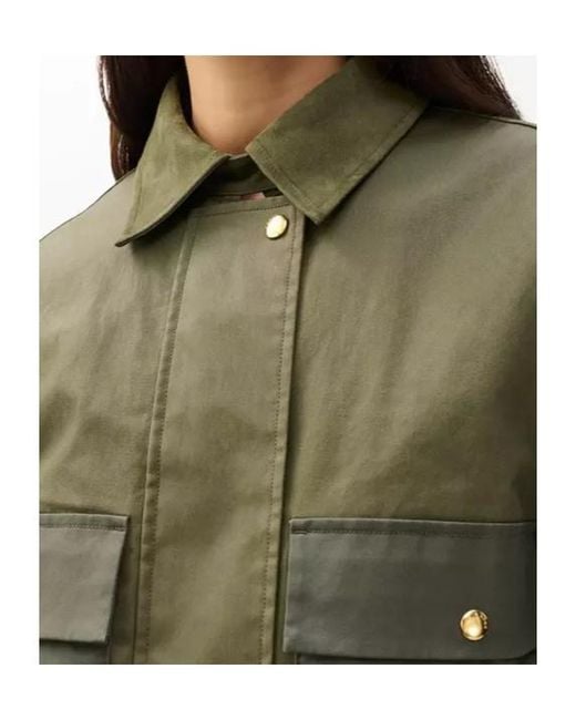Rag & Bone Green Long-Sleeved Casual Jacket