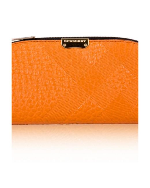 Burberry Orange Logo Wallet