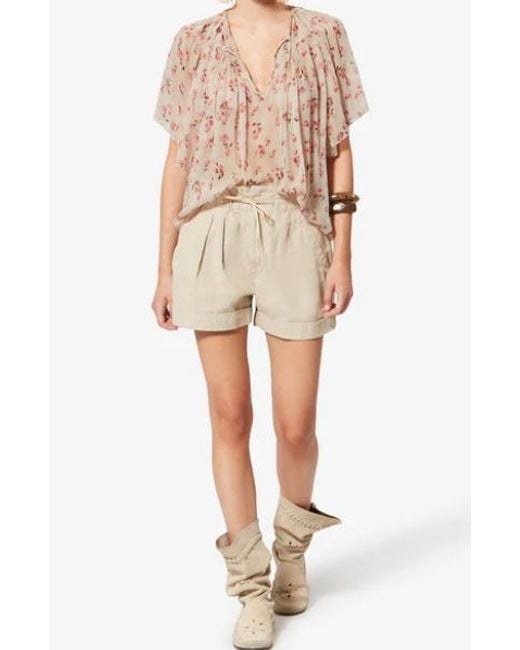 Isabel Marant Natural Neslya Top