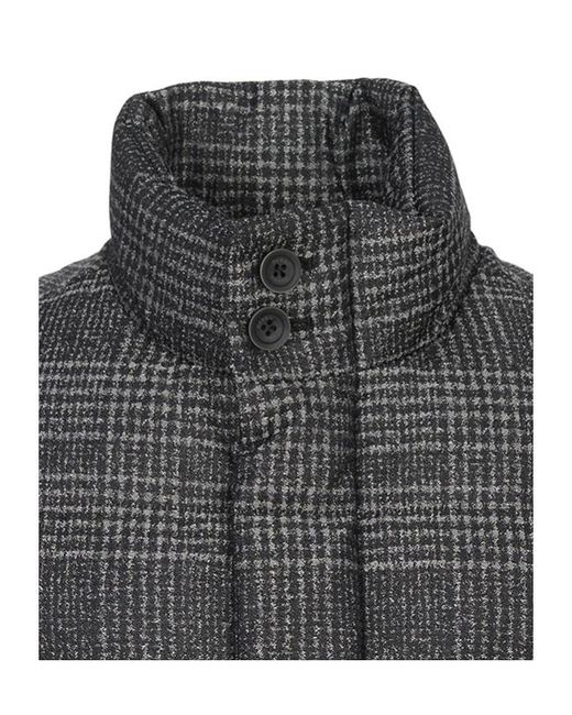 Herno Gray Long-Sleeved Down Jacket for men