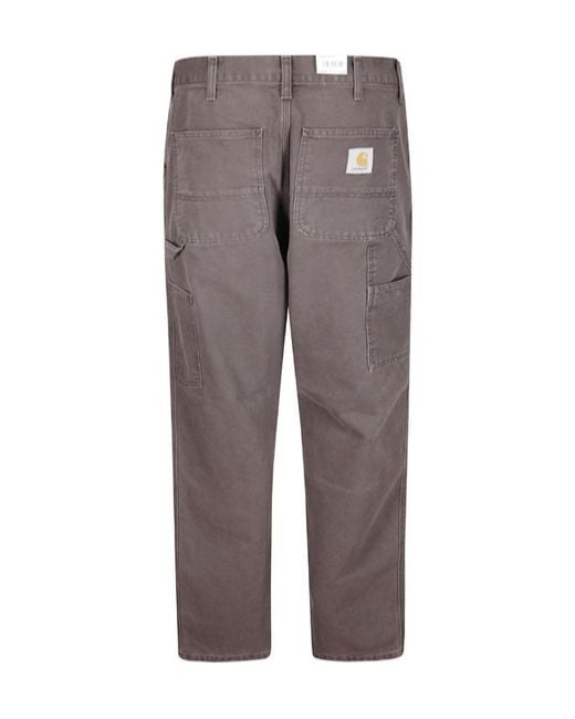 Carhartt Gray Single Knee Straight-Leg Pants for men