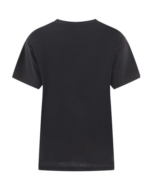 Chloé Black Short-Sleeved Round Collar T-Shirt