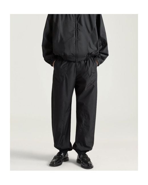 Givenchy Black Couture Seam Cut-Out Joggers for men