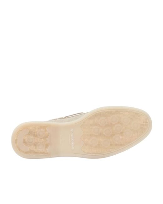 Scarosso White Lace-Up Sneakers for men
