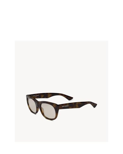 Saint Laurent Multicolor Square Oval Frame Sunglasses