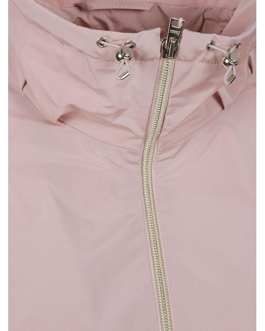 Herno Pink Zip-Up Casual Jacket