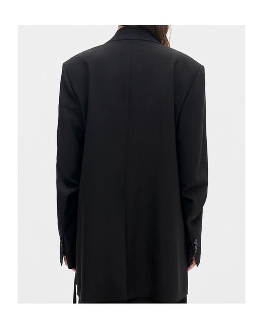 Ann Demeulemeester Black Agnes High Comfort Tailored Blazer