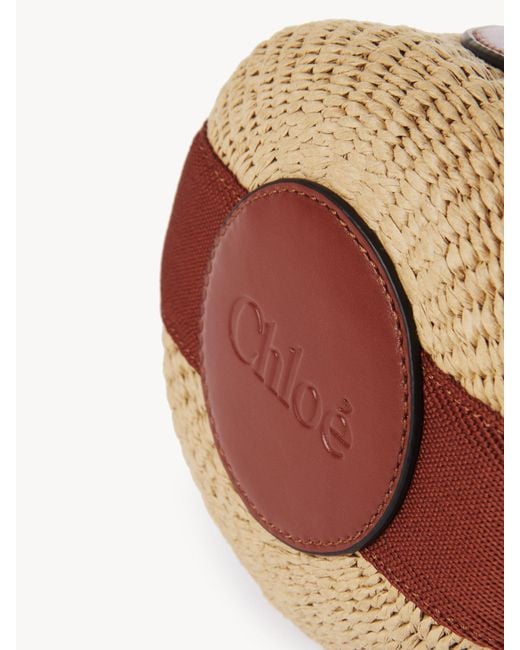 Chloé Brown Chloé Horse Medal Small Bucket Bag