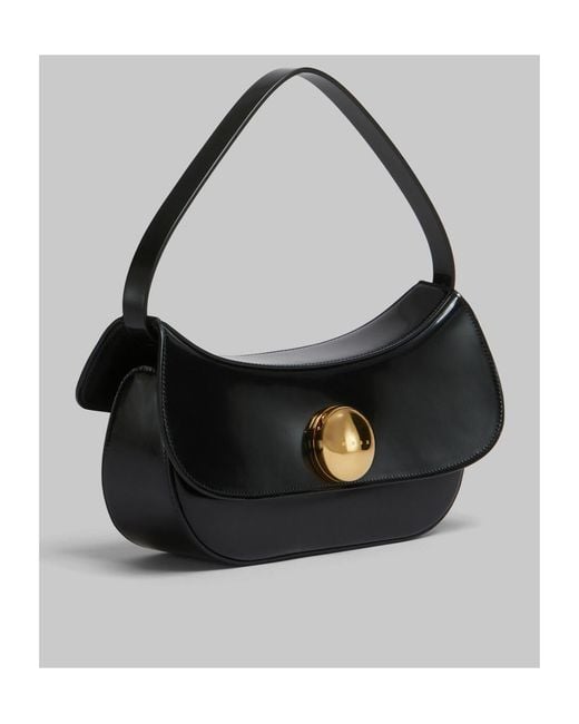 Marni Black Butterfly Medium Shoulder Bag