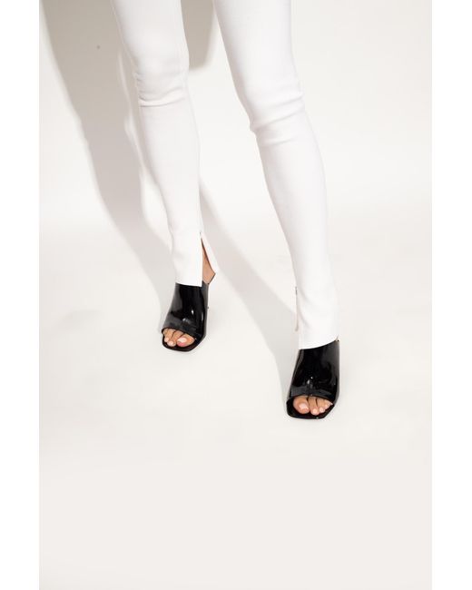 Ferragamo Black Ferragamo Era Slip-On Heeled Sandals